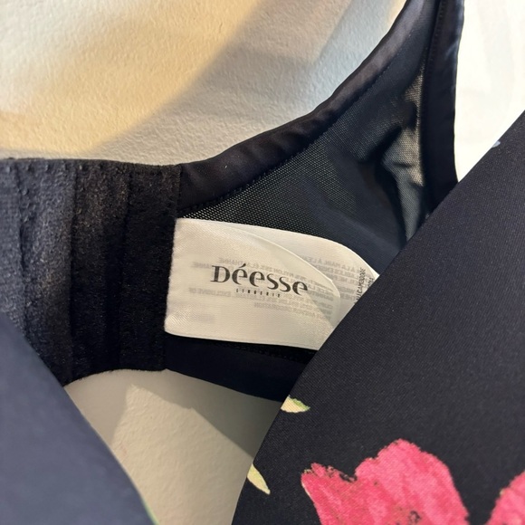 DEESSE Sz 46B Bra Floral Padded Underwire Adjustable Straps and Back NEW - Picture 2 of 6